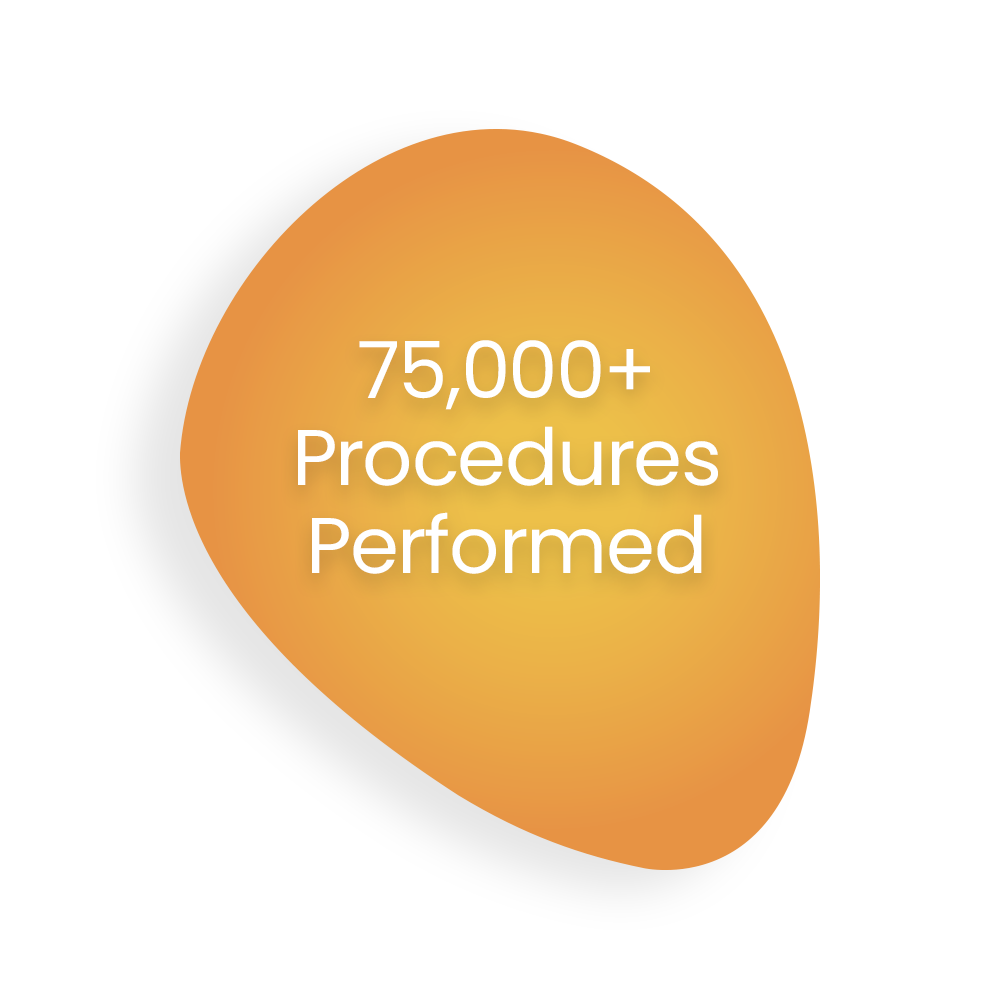 75,000+ Procedures Performed